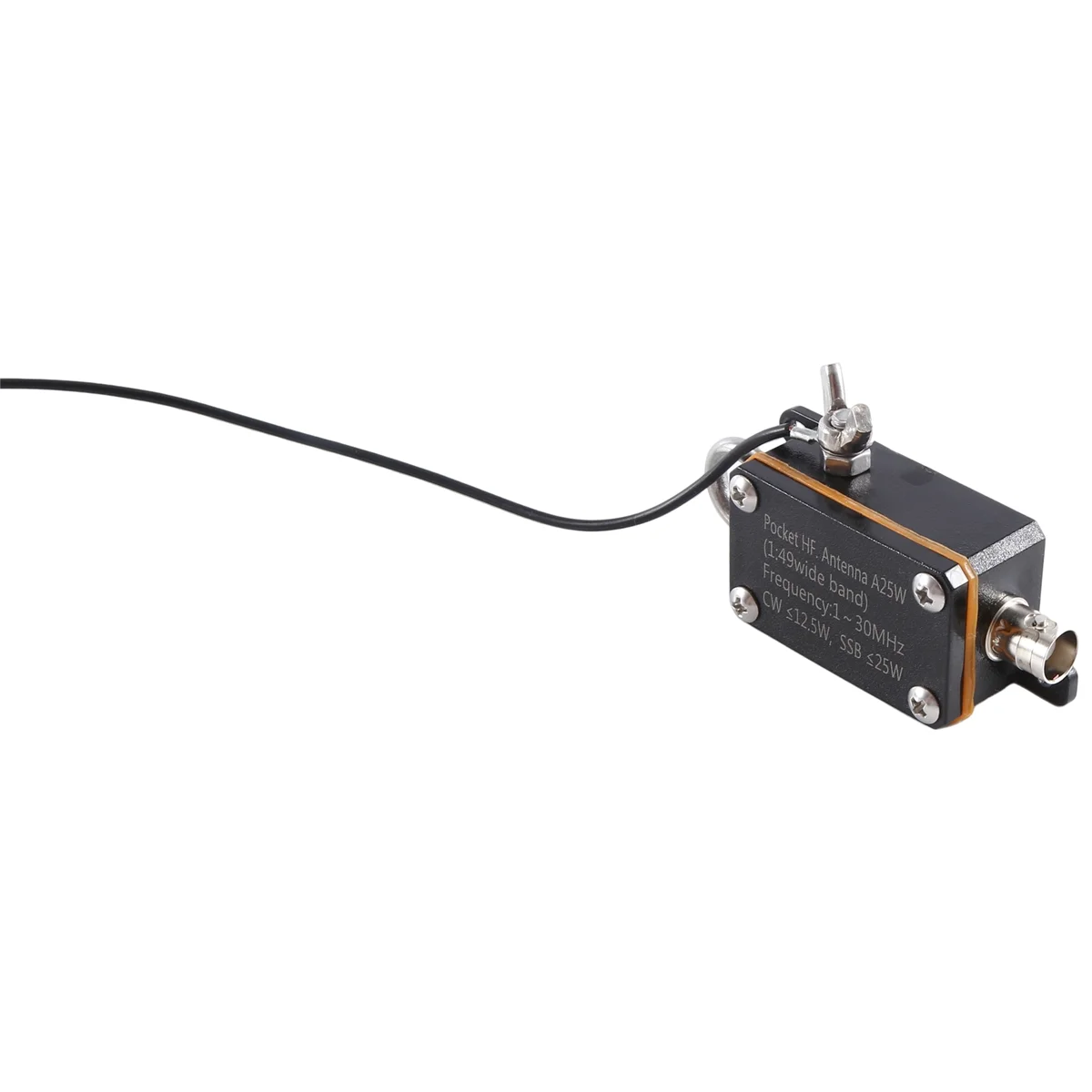포켓 HF 안테나, A25 포켓 단파 안테나, 반전 V 수평 발룬 긴 라인, 1-30MHz