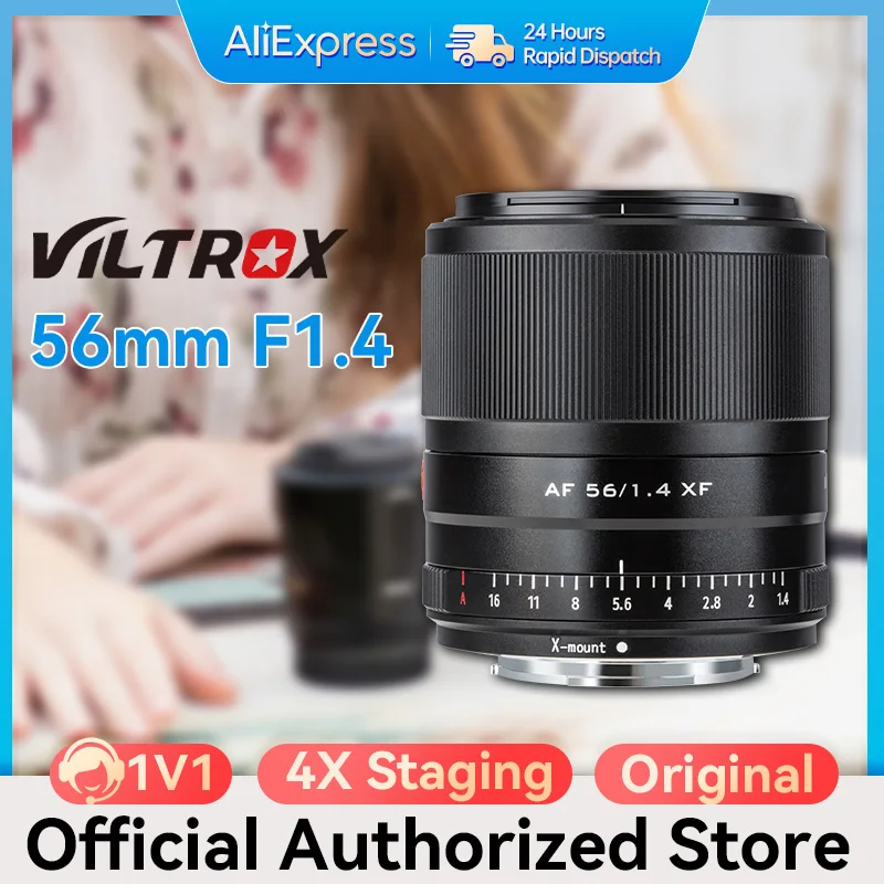 

Viltrox AF 56 мм F1.4 XF автоматическая фокусировка фотообъектив STM для объектива Fujifilm с X-образным креплением фотообъектив T30 T4 T3 A7 56 1,4