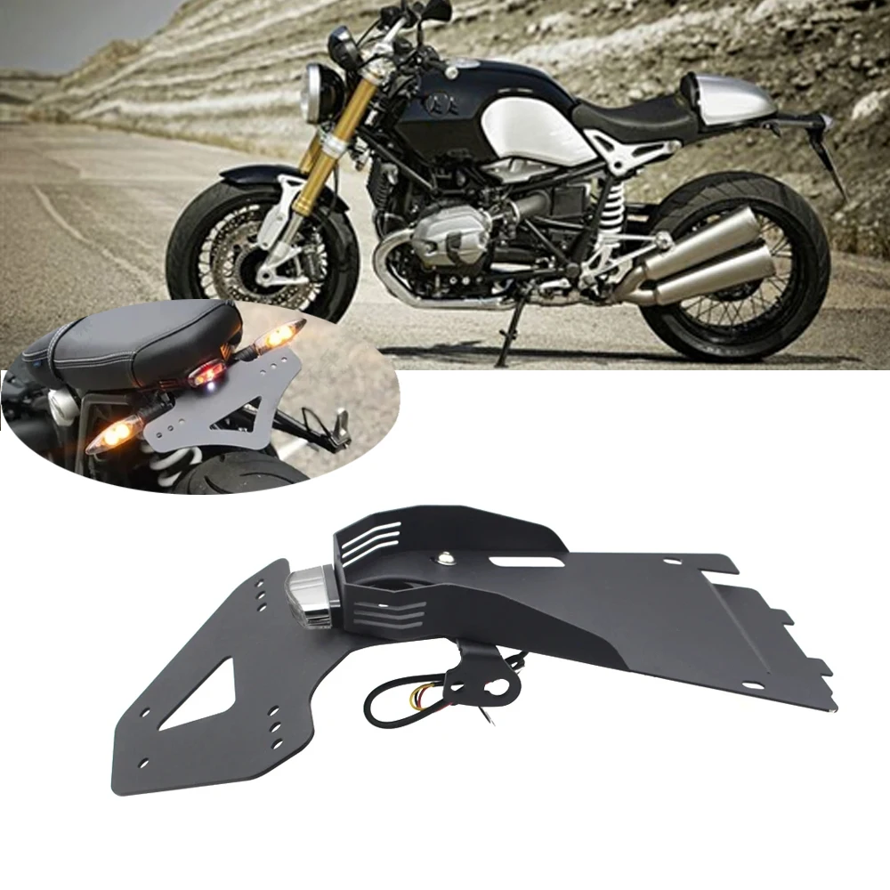 Staffa Porta Targa Posteriore Per Tail Tidy Fender Eliminator Per Bmw R Ninet R9 T Pure Scrambler Racer 2014-2021 2019 2020
