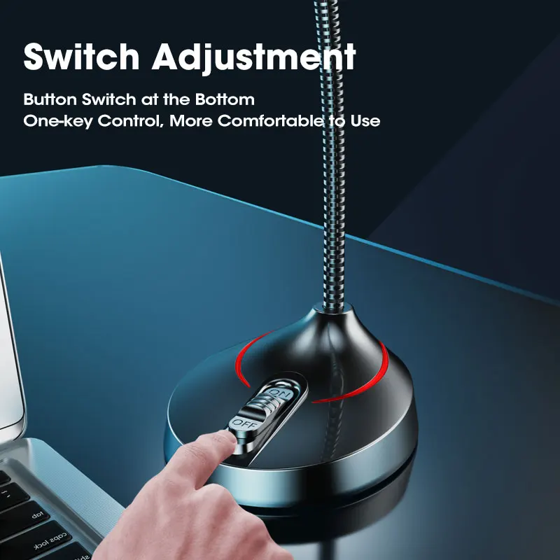 Microphone Studio Speech Speakers 3.5mm Jack Plug Wired Microphones For PC Computer Laptop Notebook Loud Speaker