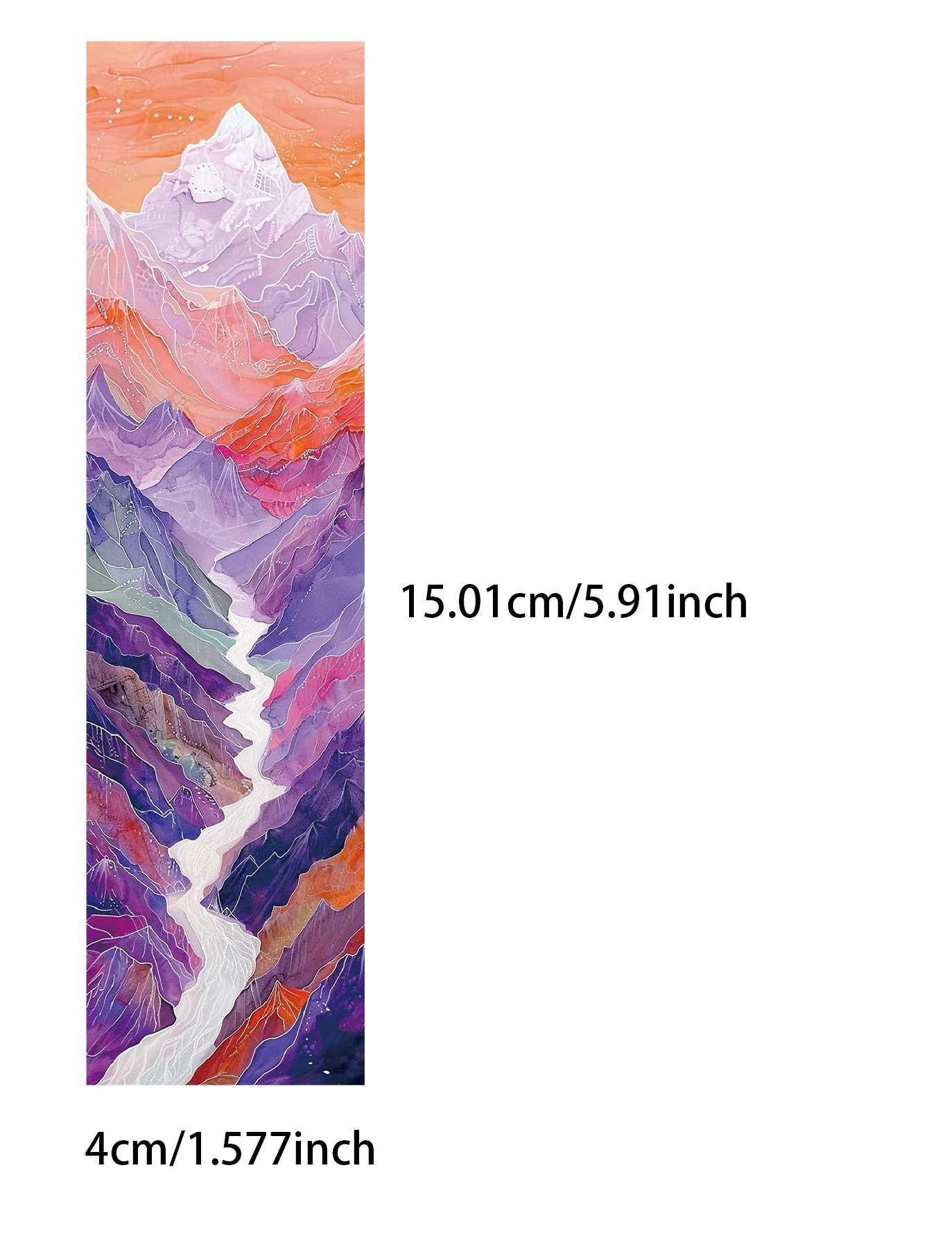 중국 컬러 풍경 그림 북마크 DIY 장식 독서 페이지 책 마킹, 학생용 선물 종이 카드, 30 개, 60 개