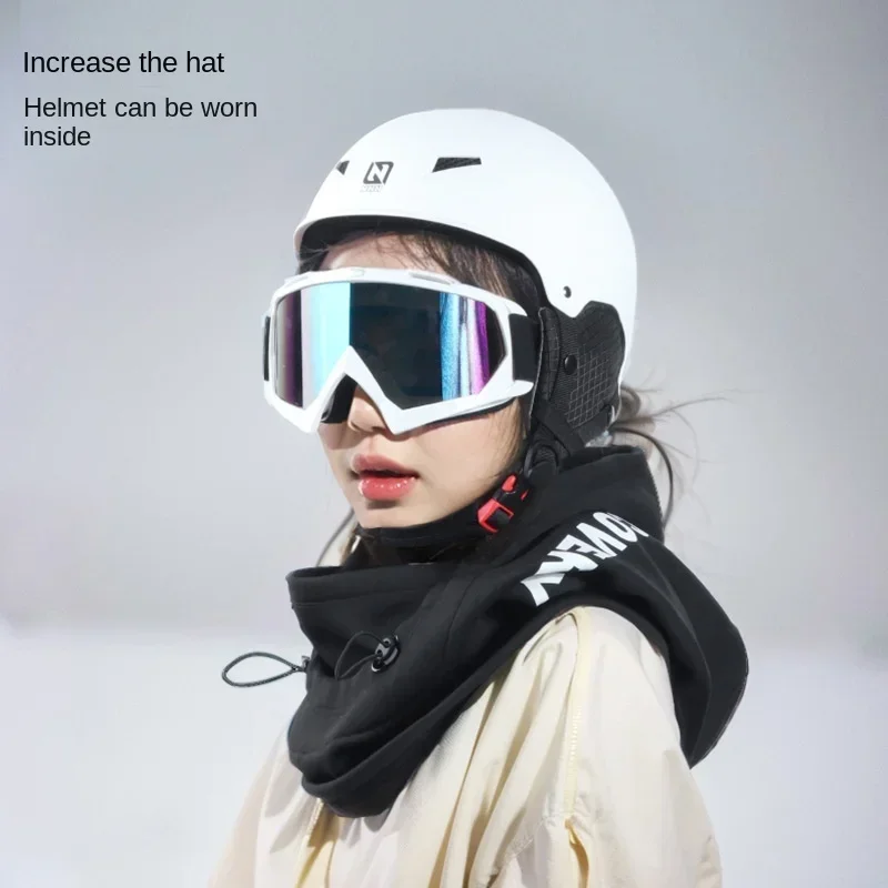 Outdoor Riding Ski Warm Face Mask Motorcycle Helmet Head Cover Plus Fleece Wind Neck Cold Face Ski Mask