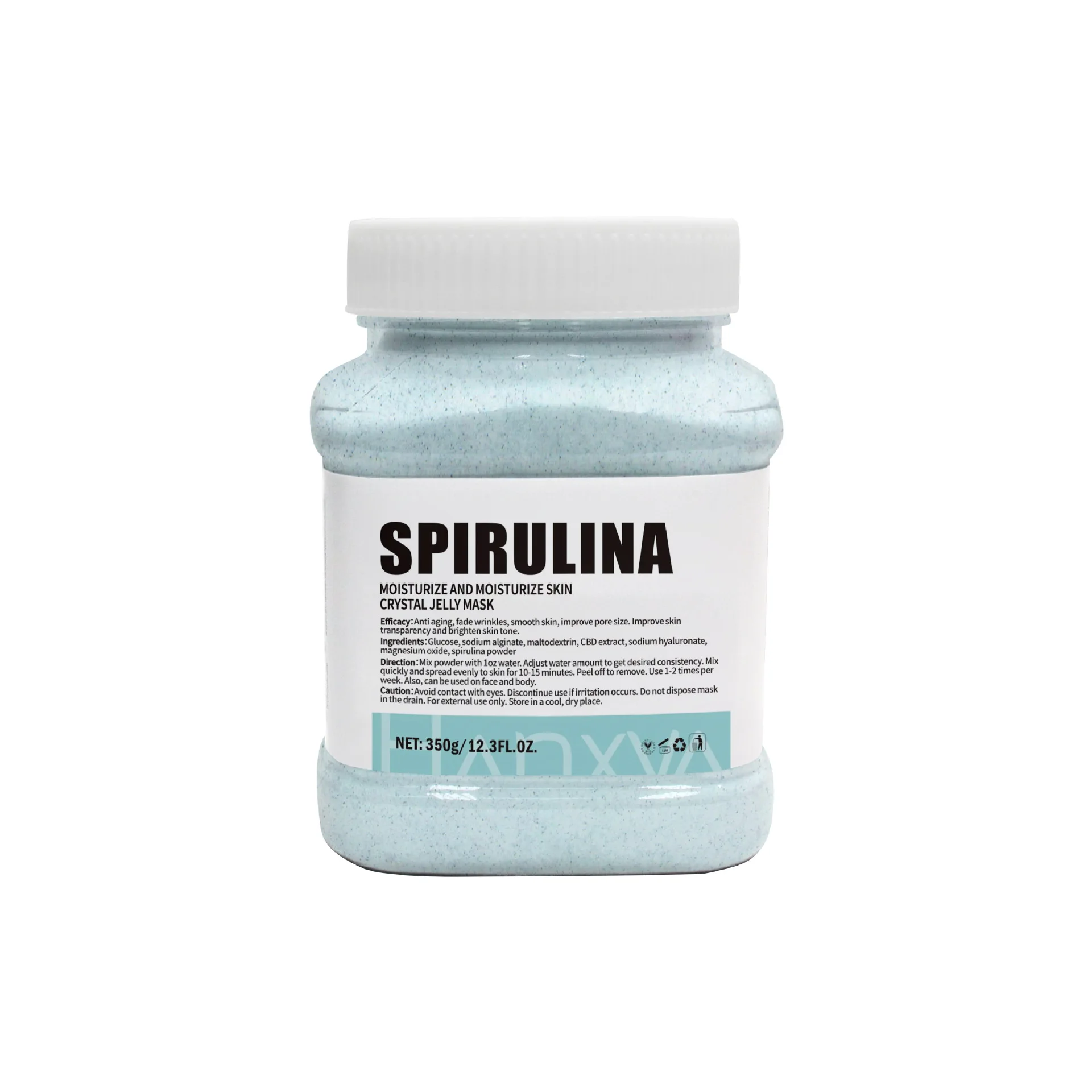 Hydrating Nourishing Jelly Face Mask Powder with Salmon DNA, Hyaluronic Acid & Collagen - 350g