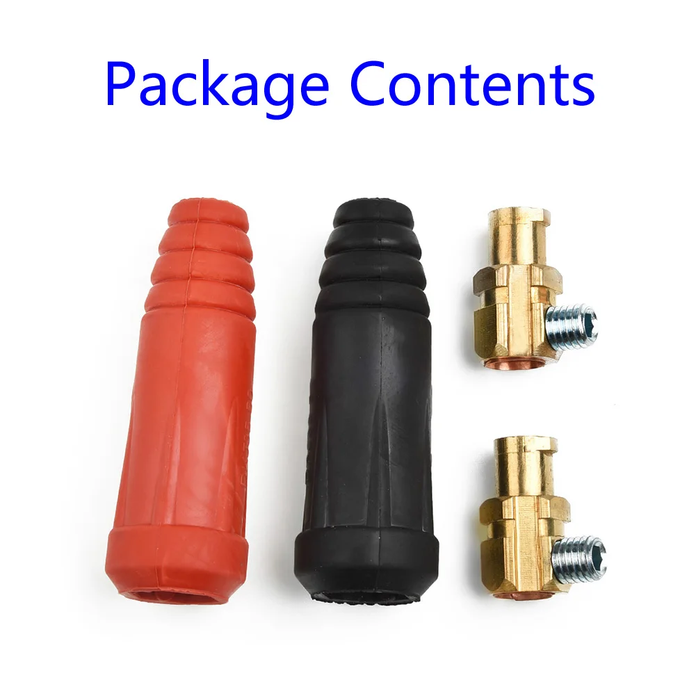 2pcs Durable Use TIG Welding Cable Panel Connector Plug DKJ35-50 315Amp Quick Fitting Welding Machine Plug Torches