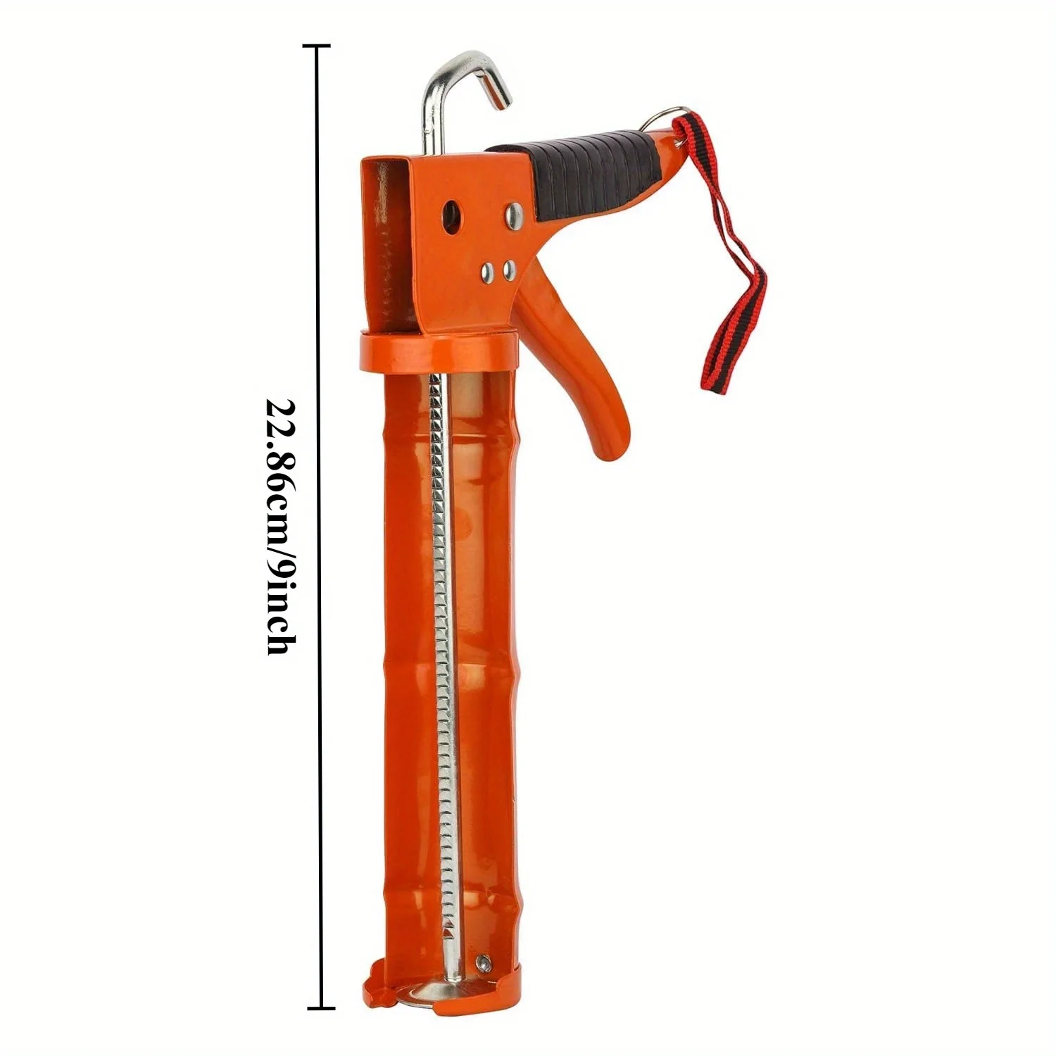 Heavy Duty Orange Steel Silicon Sealant Caulking Gun with Manual Operation for Door and Window Sealing