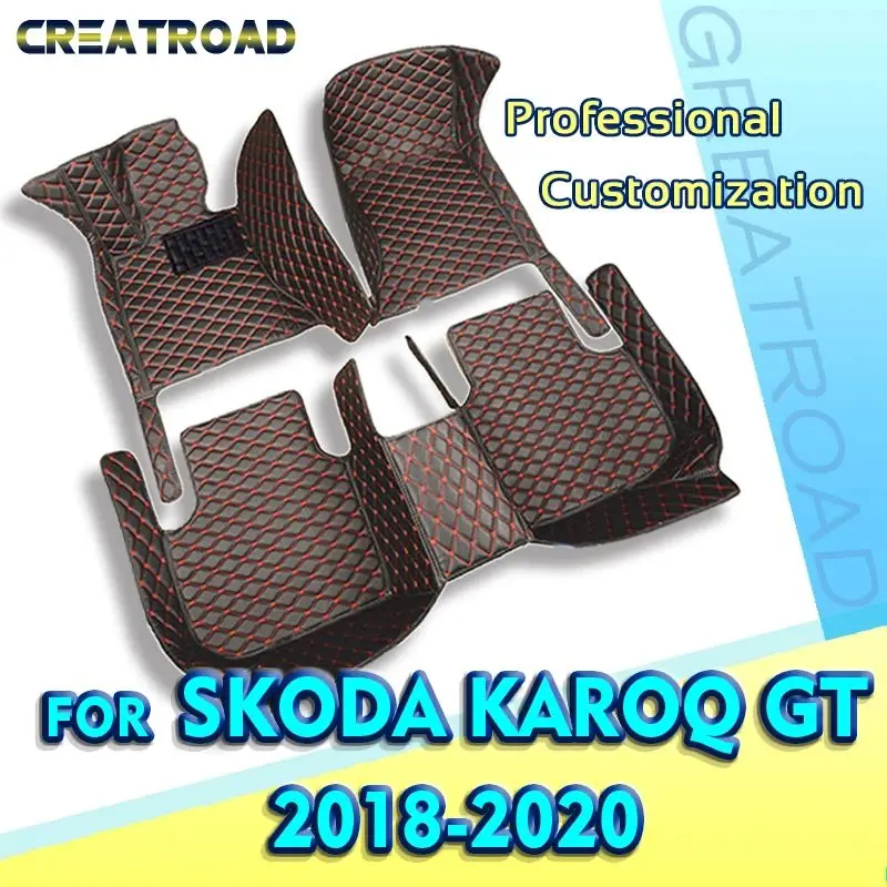 

Автомобильные коврики для Skoda Karoq GT 2018 2019 2020 под заказ, автомобильные подкладки для ног, интерьерные аксессуары