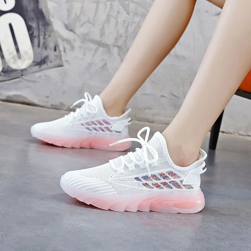MWY Fashion Casual Shoes Sports Woman Boots Breathable Mesh Soft Sole  Female Platform Sneakers Women Chaussure Femme basket Man - AliExpress