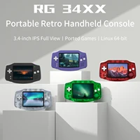 ANBERNIC RG34XX Retro Handheld Game Console 3.4” IPS Linux 64-bit 3500mAh Video Gaming Player Supports Streaming WIFI Bluetooth - Image 2