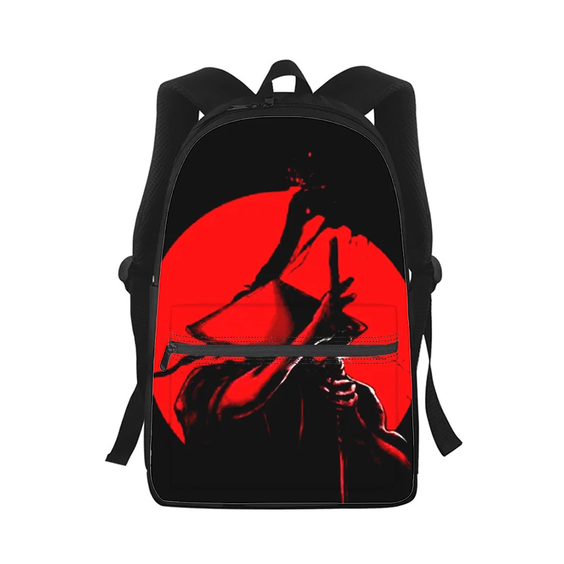 Japan samurai art Men Women Backpack 3D Print Fashion Student School Bag Laptop Backpack Kids Travel Shoulder Bag