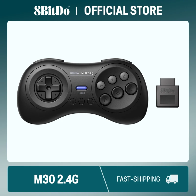 

8BitDo M30 2.4G Wireless Gamepad for the Original Sega Genesis and Sega Mega Drive - Sega Genesis