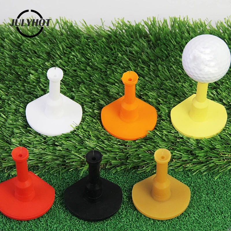 

New Golf Rubber Tees Golf Rubber Tee Driving Range Golf Tees Holder For Driving Range Golf Practice Mat