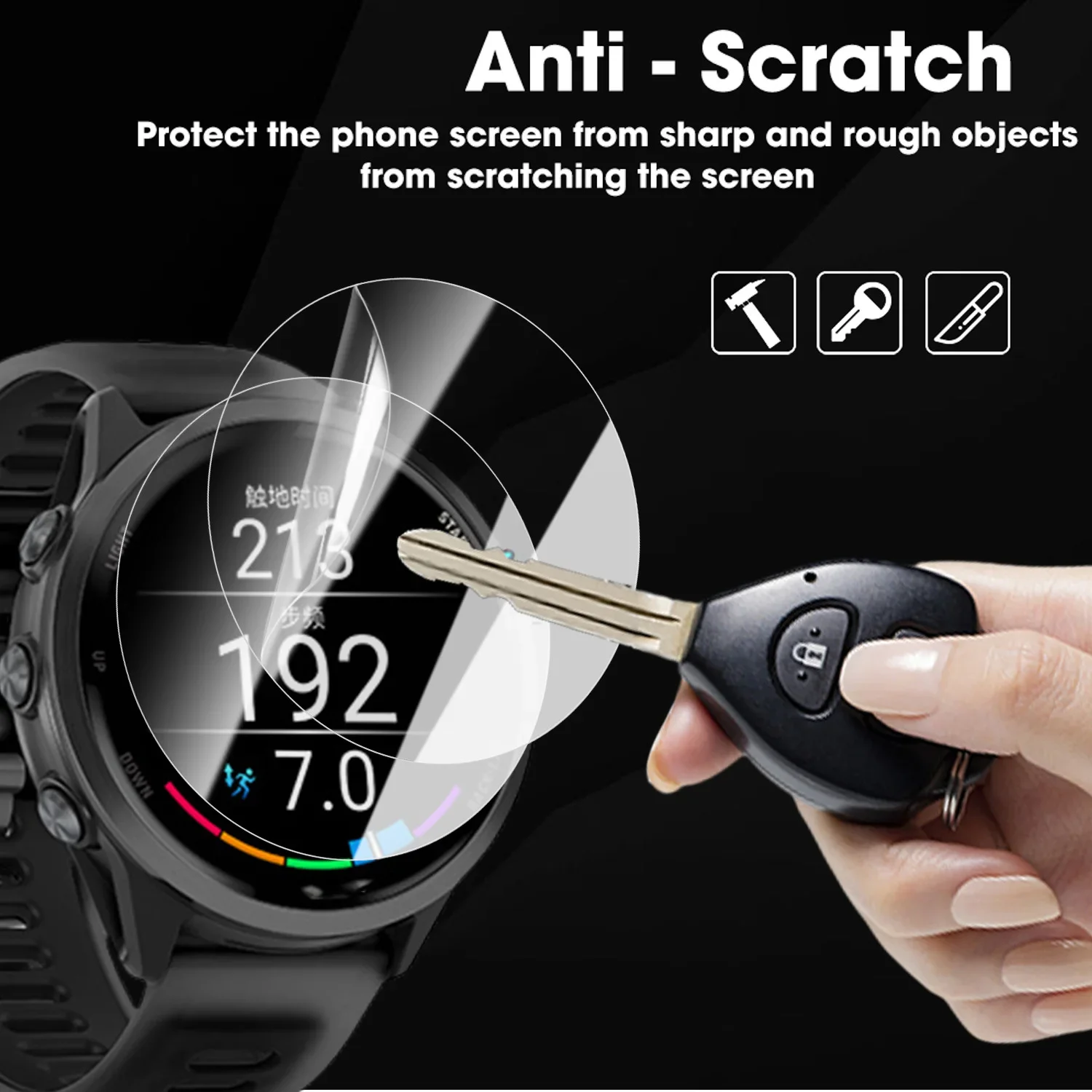 Premium Flexible Anti-Scratch Hydrogel Screen Protectors - 1 to 10 Pack