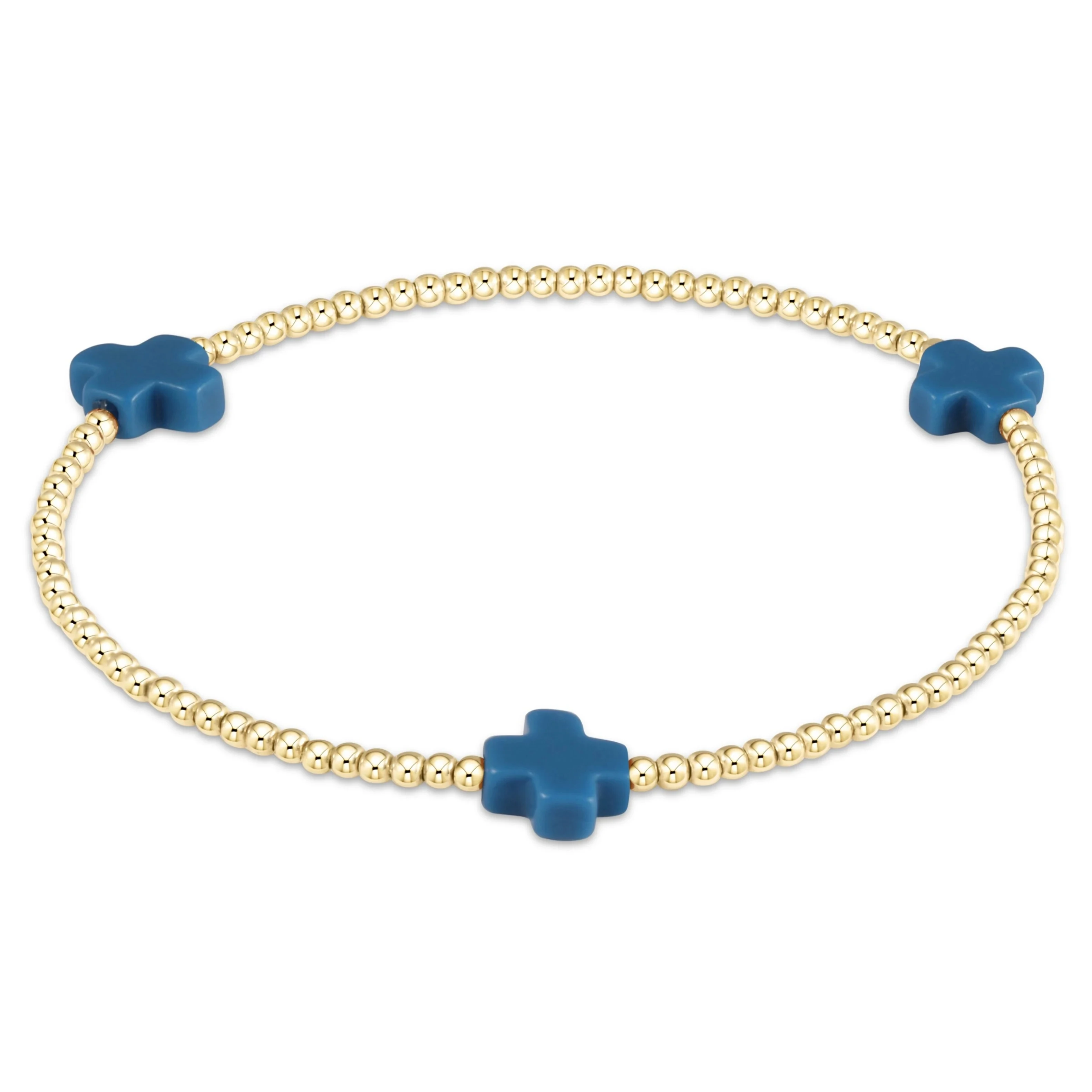 Vlen Kreuz-Charm-Armband, 3 mm, vergoldet, 18 Karat Perlen, Armbänder für Frauen, stapelbarer Boho-Pulseras-Schmuck – Detail 8