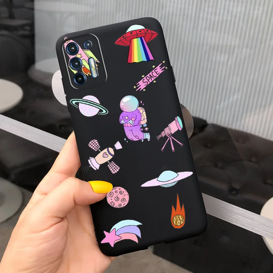 Fashion Love Heart Soft Silicone TPU Phone Case for Motorola Moto G9 Plus