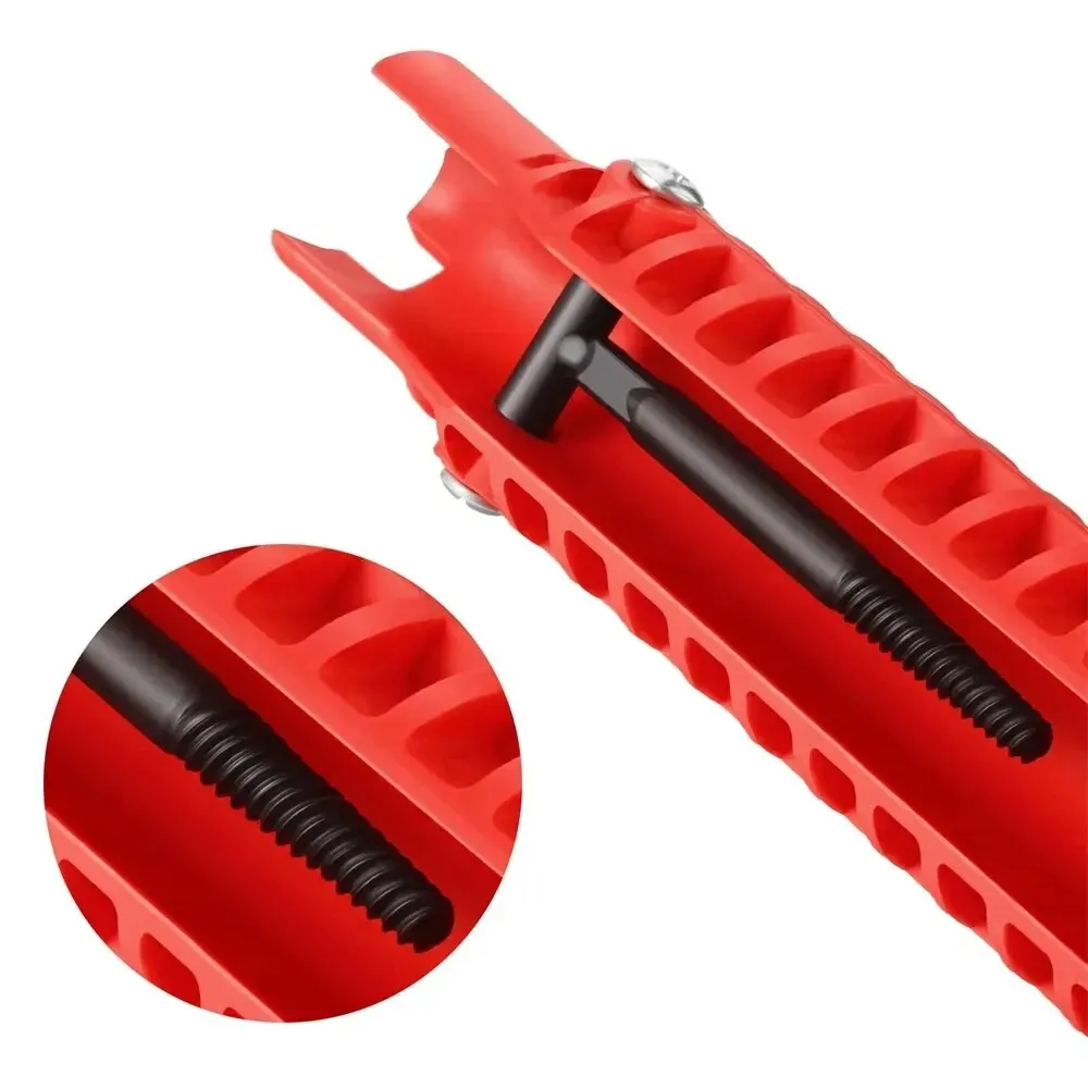 Multifunctional Bathroom Wrench Set for Faucet and Sink Installation