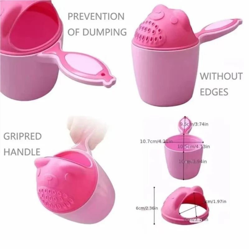 Protect Your Baby Eyes Shampoo Rinse Cup Multifunctional Bathing Supplies Shower Tools for Kids 2 colors baby bath tool