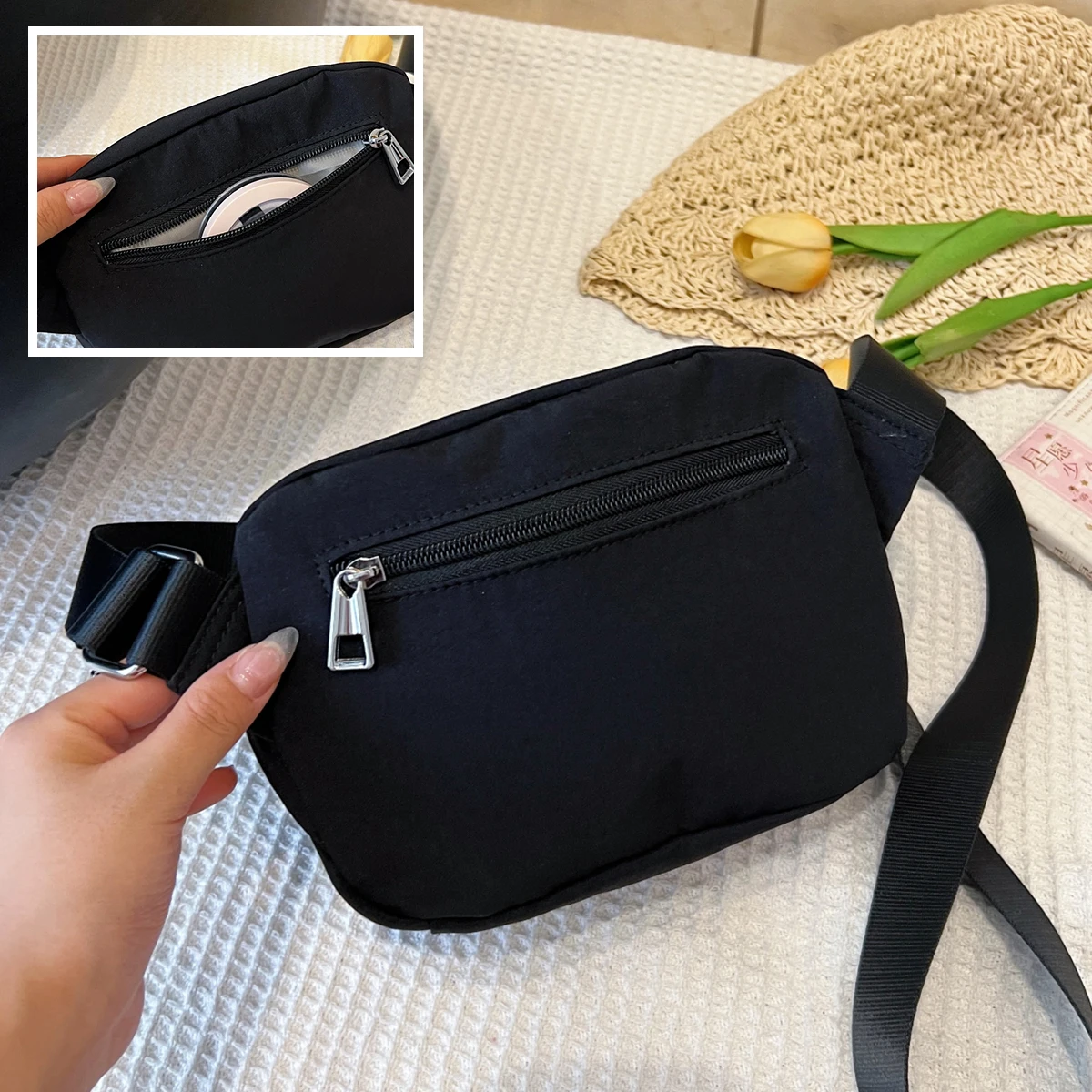Small Bag Mini Lightweight Multi-Compartment One-Shoulder Diagonal Bag Cute Mobile Phone Bag Small Shell All-Match Shoulder Bag