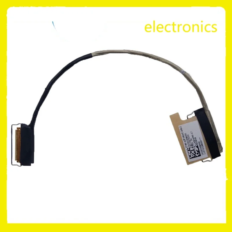 

40Pin 2K 3K WQHD LCD Display Video LVDS Flex Cable For Lenovo Thinkpad T480S ET481 01Y N996 01YN997 SC10G75234 DC02C00BM00