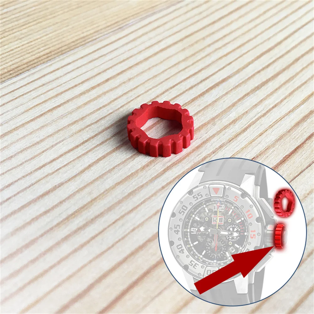 Orologio Corona In Gomma Per Richard Mille Rm032 Flyback Diver Orologio Cronografo Da 50Mm