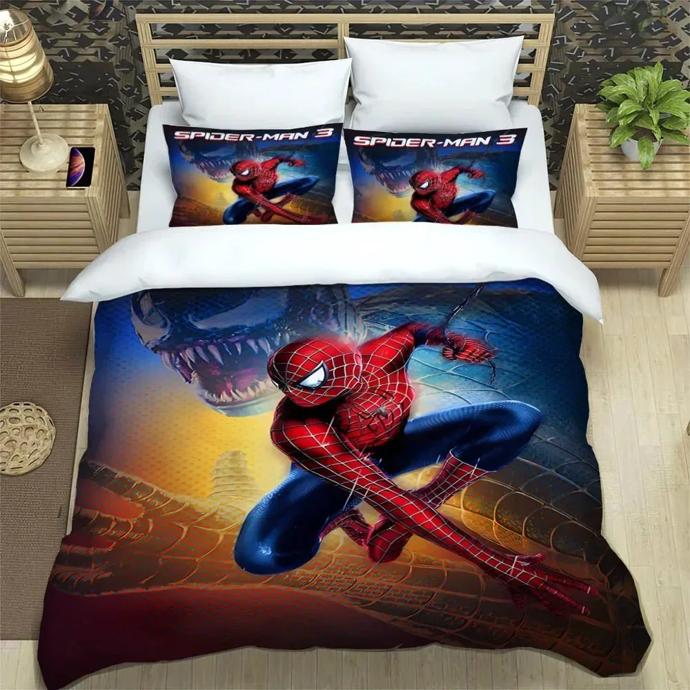Kids Bedding Spiderman Bedding Set Full Doona Covers Spiderman