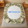 Pure Cotton Thick Quilted Mattress Cover Anti Mite and Non-slip Fitted Bed Sheet with Elastic Band Bed Pad Protector Cover 1Pc 5