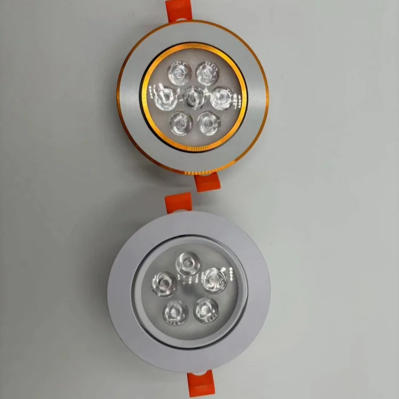 LED embedded spotlights with adjustable dimming for household ceiling and tube lights led spotlight