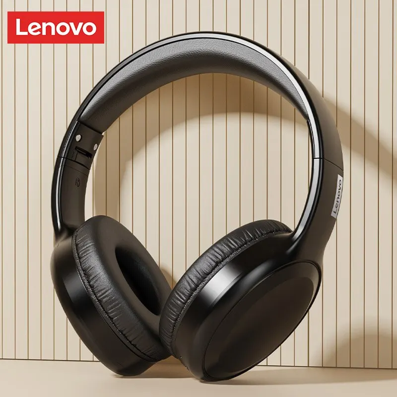 Lenovo-auriculares inalámbricos TH20 originales, cascos deportivos  plegables con Bluetooth 5,3, para videojuegos, 30h de música para teléfono  - AliExpress