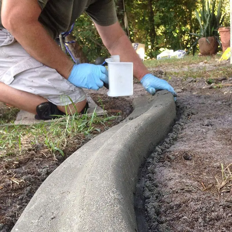 Concrete and Garden Path Molds as Multipurpose DIY Modeling Soil Spatula