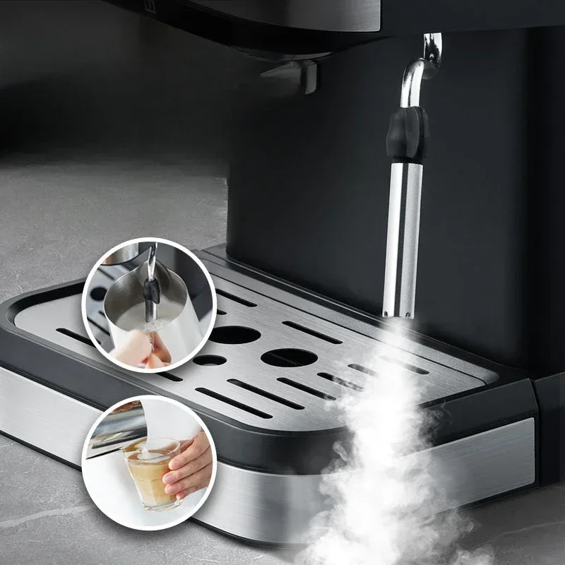 Coffee Machine Concentrated And Freshly Ground Semi-automatic Steam Frothing Machine For Home Use Office All-in-one Machine 4