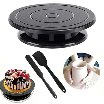 3-piece cake turntable set 1