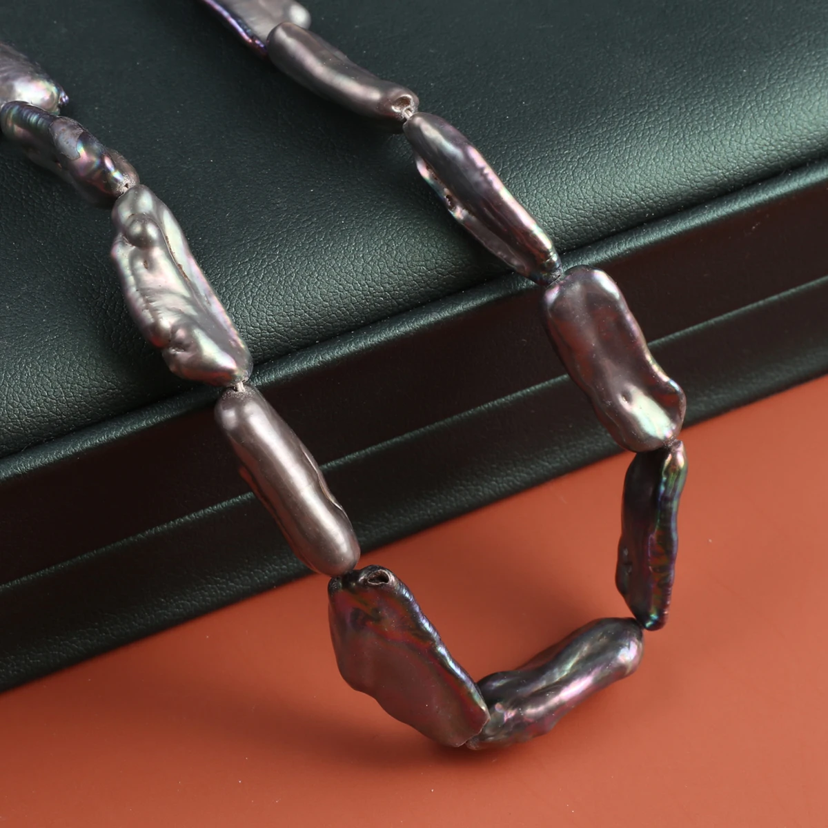 100% Natural Pearl Black Loose Spacing Pipa Beads 8x18-9x20mm Jewelry Making DIY Necklace Earrings Accessories Gift