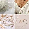 White Baroque Irregular Natural Freshwater Pearl Pendant DIY Accessories for Women 2