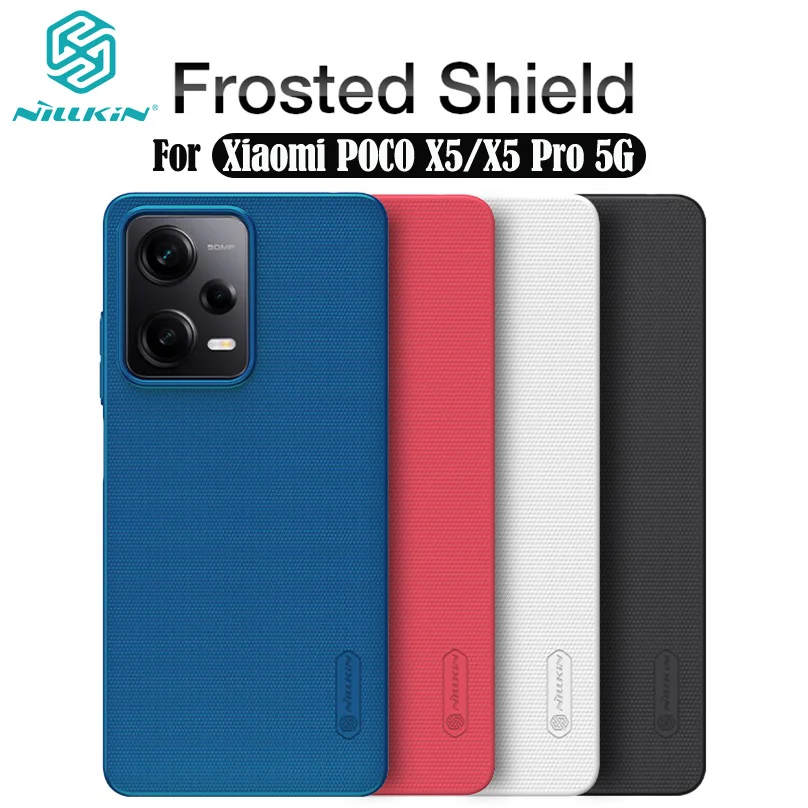 Nillkin For Xiaomi Poco X5 Pro 5G case frosted Protective case Back Cover  For Xiaomi Poco X5 Pro - AliExpress