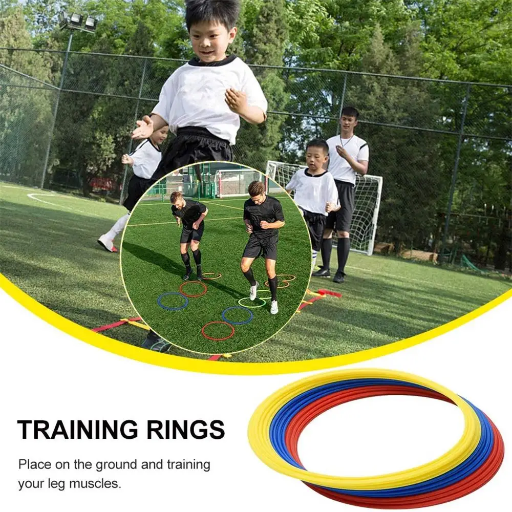 5/12pcs Durable Agility Training Rings Portable Football Soccer Speed Agility Training Rings Sport futbol Equipment