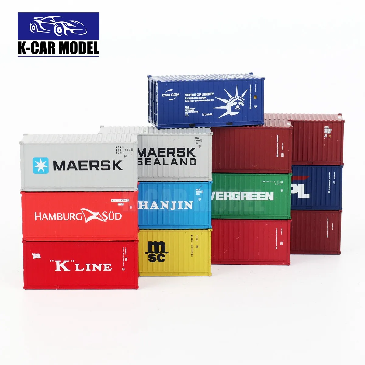 N Scale 1/160 20ft Shipping Container Model Railway Cargo Box 20' 1pc - Image 6