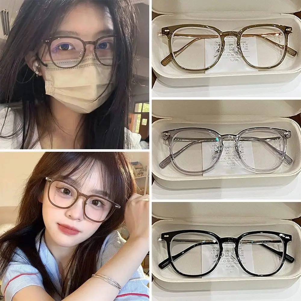 블루 레이 차단 안티 블루 라이트 안경, 초경량 눈 보호 컴퓨터 고글, 금속 사각 안경, 사무실