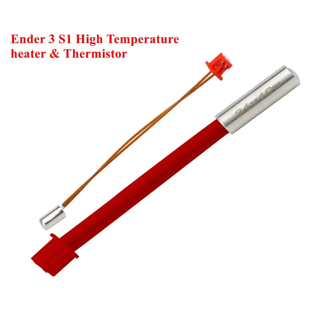 

Sprite Cartridge 24V 40W Heater + Thermistor NTC100K High Temperature 300℃ for Creality Ender 3 S1, Sermoon V1, CR10 Smart Pro