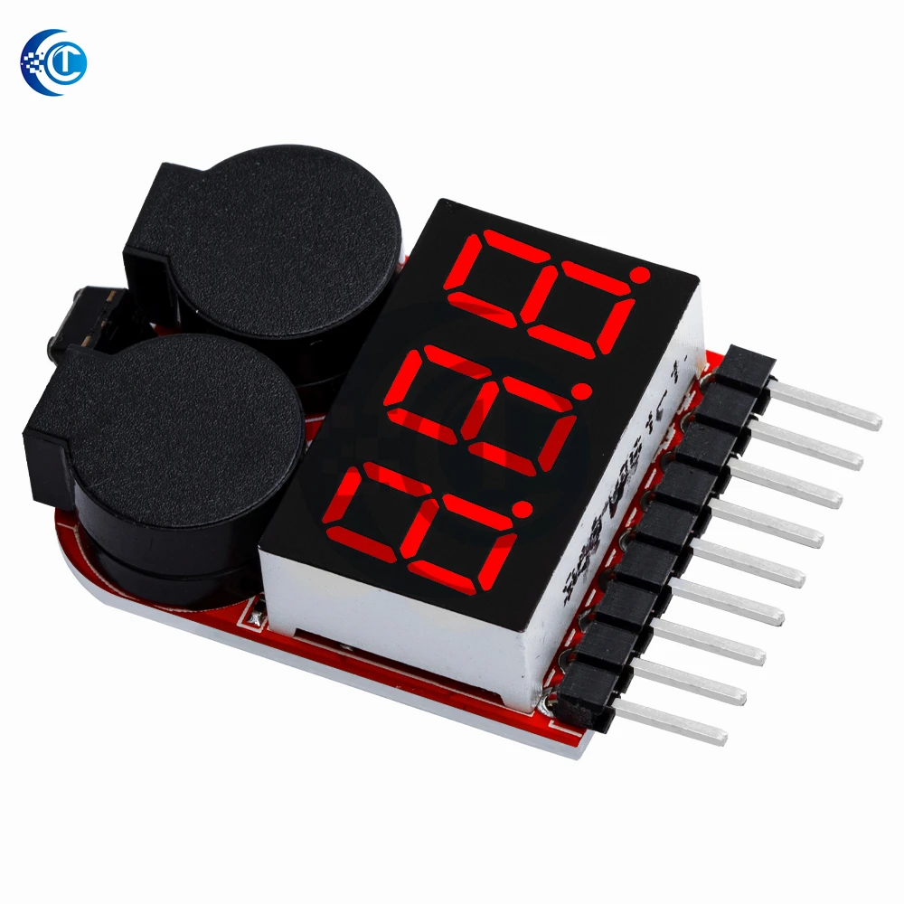 Lot de 5 mini servos 9g pour modélisme RC, sans coque, alignés côte à côte.
