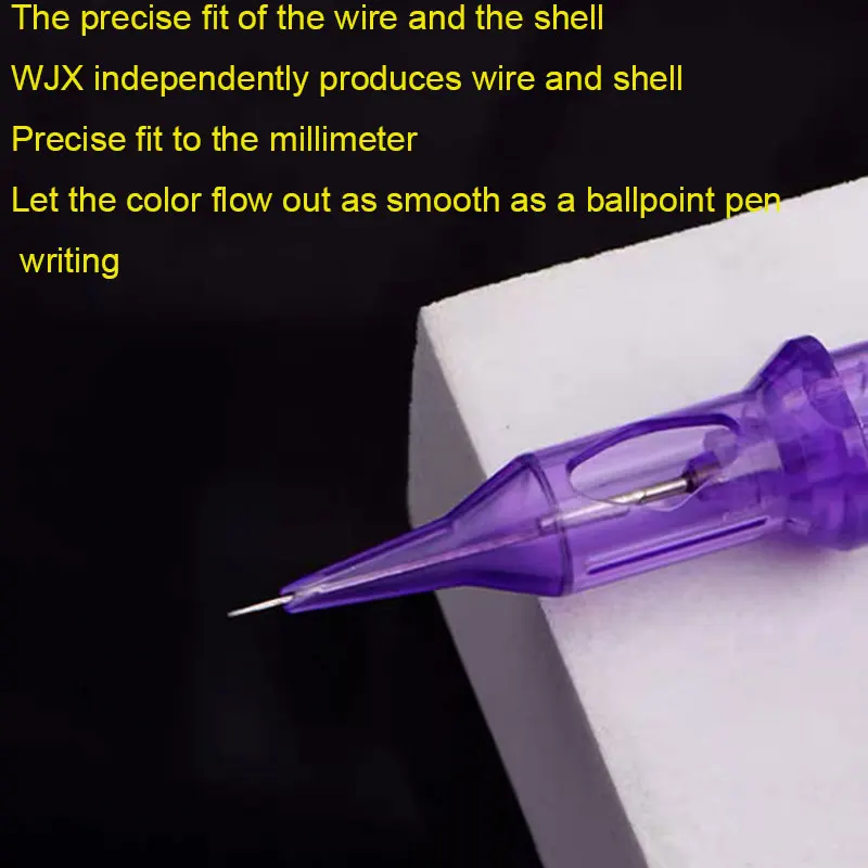 10Pcs/Lot Disposable Tattoo Cartridge Needles Pro Round Liner Disposable Sterilized Safety Tattoo Needle For Tattoo Machines