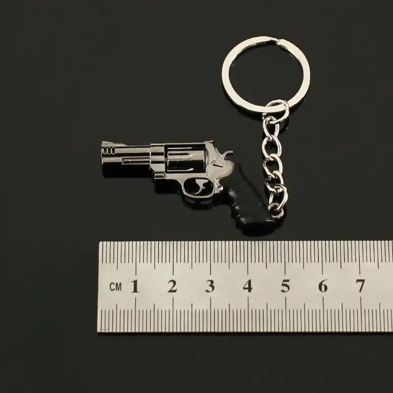 Smith & Wesson トイガン キーホルダー Juvale Mini Gun Keychain Pack - 6-Pack Silver Zinc Alloy - 6