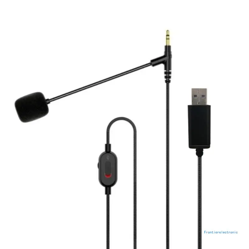 

Flexible Cable for WH1000XM5 XM4 MDR10R Headsets Volumes Control Mutes Function DropShipping