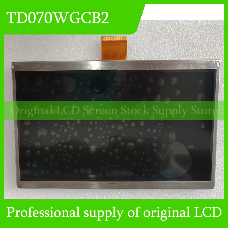 TOPPOLY용 오리지널 LCD 디스플레이 스크린 패널, TD070WGCB2, 100% 테스트 완료, 신제품, 빠른 배송, 7.0 인치