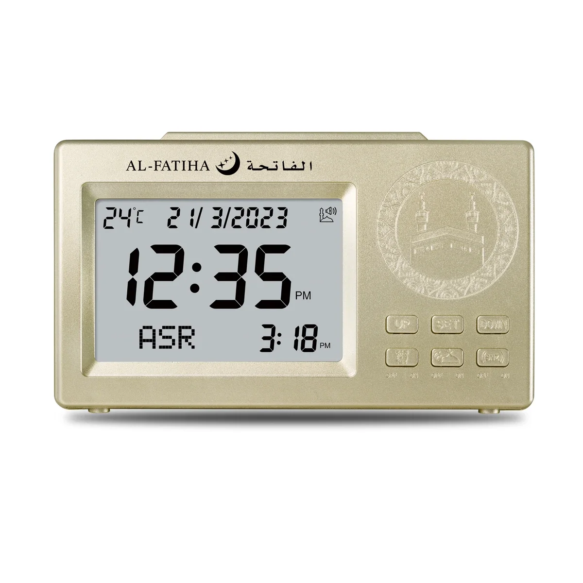 Digital LED Azan Clock  Muslim Islamic Islam stylish Azan Adhan Prayer Reminder Alarm Mosque Wall Clock Prayer Time Hijri 4