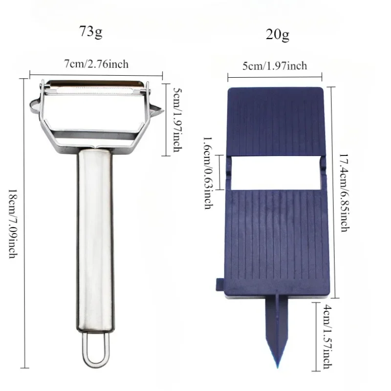 2 in 1 Peeler Slicer Set Kitchen Peeler Shred Vegetable Cutter Potato Carrot Grater Tool Kitchen Gadgets and Accessories Cooking