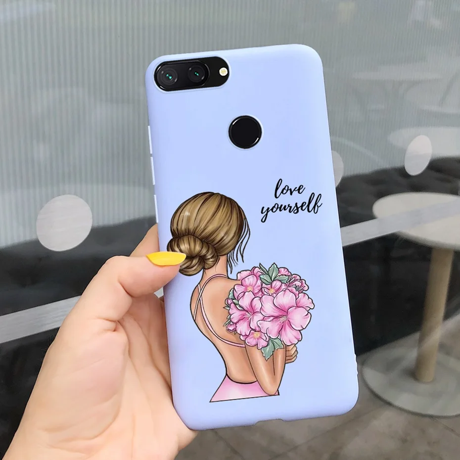 Lovely Print Soft Silicone Phone Case - Stylish Protective Back Cover with Bumper