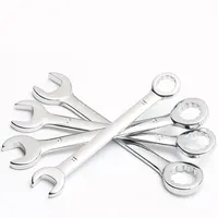 10 Piece Mini Spanner Blue Set Hand Tools Key Ring Spanner Explosion Proof Pocket Metric Spanner 2