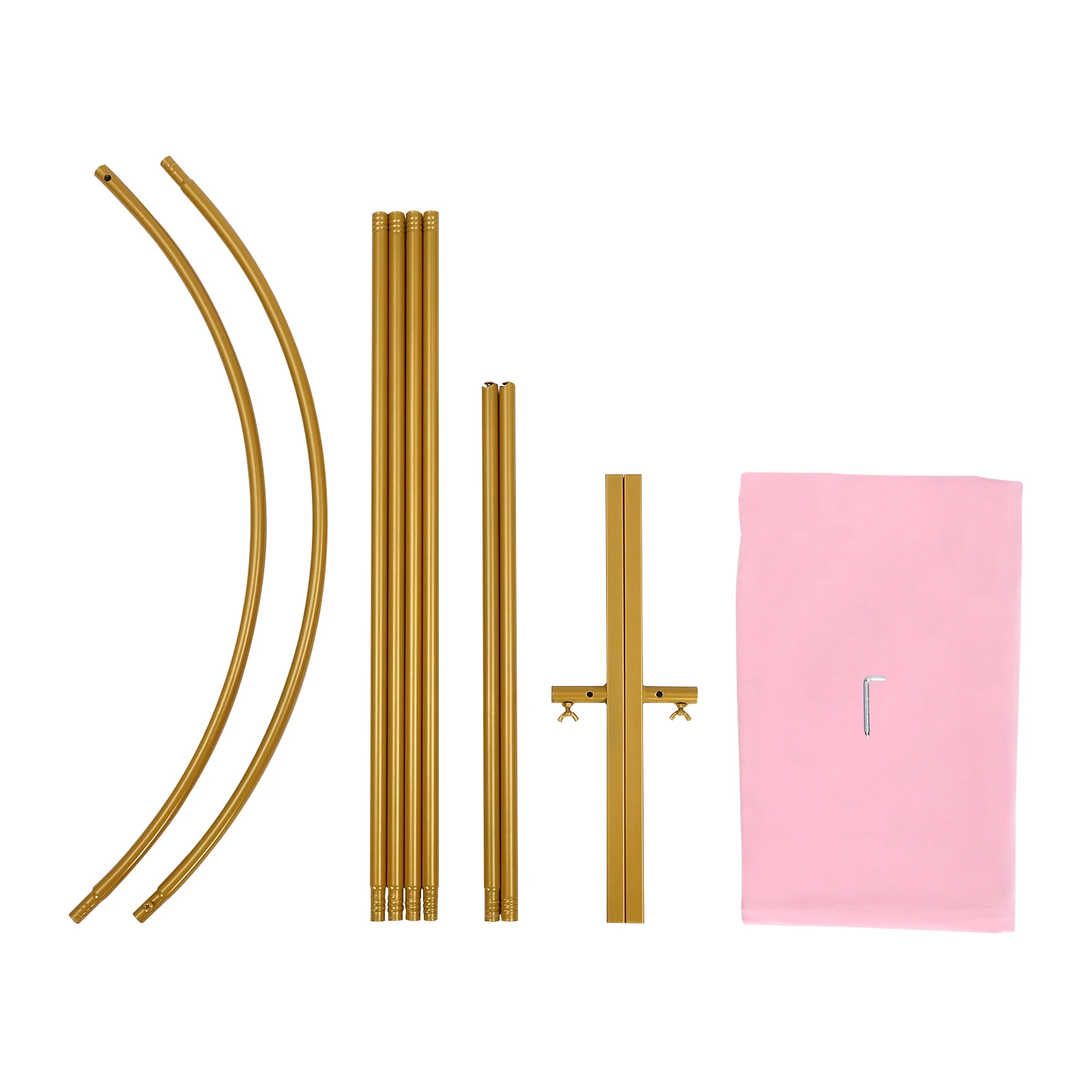 120*220cm Arch Backdrop Stand Wedding Balloon Frame Kit for Wedding Flower Party Background Decoration