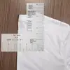 T-shirt Ruler Acrylic Left Chest Logo Placement Tool Heat Press T-shirt Ruler Adult Size Precise Scale Clothes Measuring Tool 3