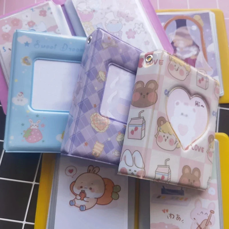 Coreano Idoli Porta Fotocarte Instax Mini Album Fotografico Raccogliere Libro Cartoon Bts Photocard Storage Album Foto 40 Tasche Ins Cute