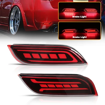 LED Rear Bumper Reflector Lights for Subaru WRX